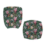 Vintage Tropical Exotic Hawaiian Print Office Chair Cover