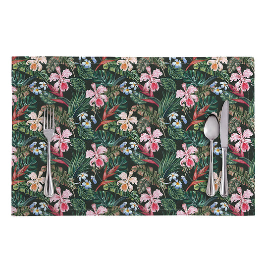 Vintage Tropical Exotic Hawaiian Print Placemat