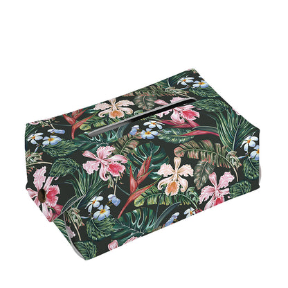 Vintage Tropical Exotic Hawaiian Print Rectangle Tissue Box Cover
