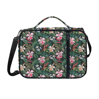 Vintage Tropical Exotic Hawaiian Print Shoulder Strap Bible Bag