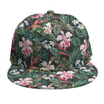 Vintage Tropical Exotic Hawaiian Print Snapback Cap