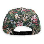 Vintage Tropical Exotic Hawaiian Print Snapback Cap