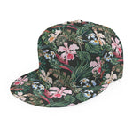 Vintage Tropical Exotic Hawaiian Print Snapback Cap