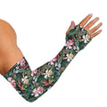 Vintage Tropical Exotic Hawaiian Print Sun Protection Arm Sleeves