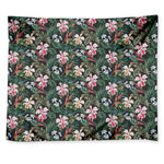 Vintage Tropical Exotic Hawaiian Print Tapestry