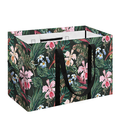 Vintage Tropical Exotic Hawaiian Print Utility Tote Bag