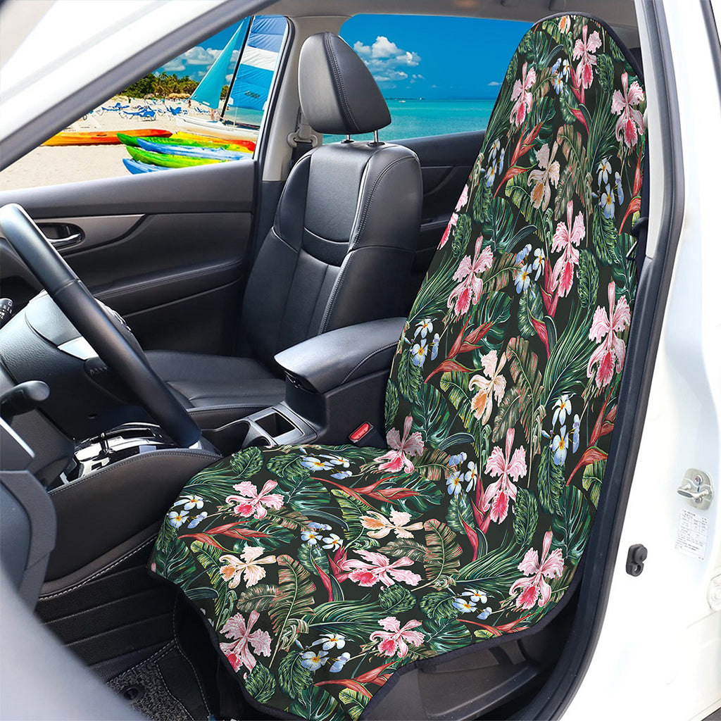 Vintage Tropical Exotic Hawaiian Print Waterproof Car Seat Cover