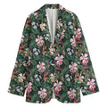 Vintage Tropical Exotic Hawaiian Print Women's Blazer