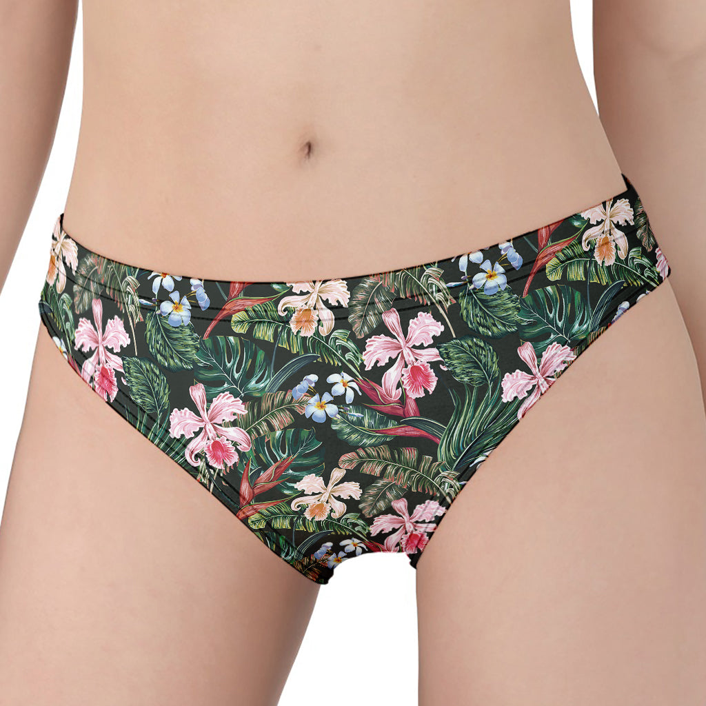 Vintage Tropical Exotic Hawaiian Print Women's Panties