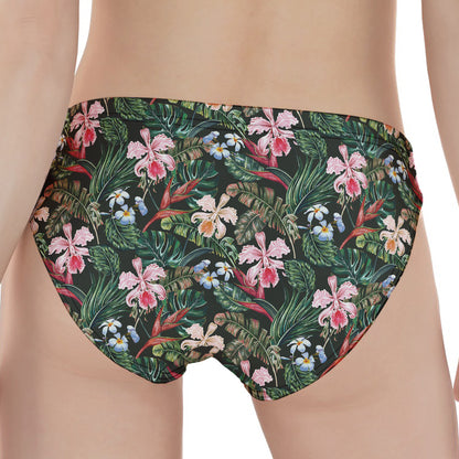 Vintage Tropical Exotic Hawaiian Print Women's Panties
