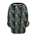 Vintage Tropical Floral Print Baby Seat Cover