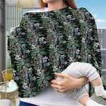 Vintage Tropical Floral Print Baby Seat Cover