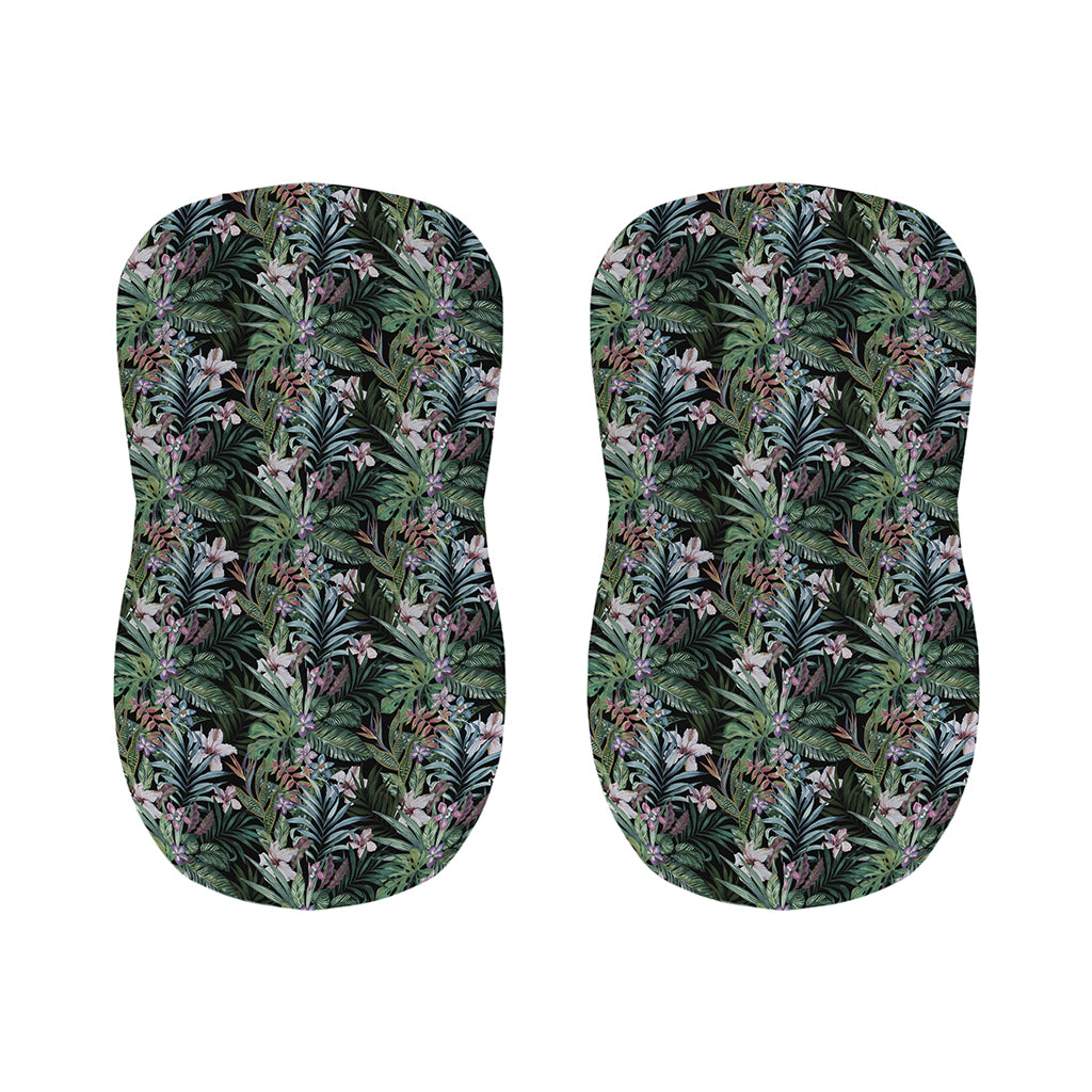 Vintage Tropical Floral Print Bar Stool Covers
