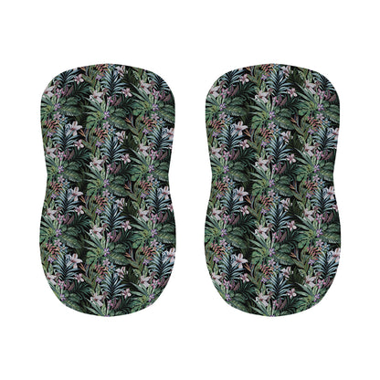 Vintage Tropical Floral Print Bar Stool Covers