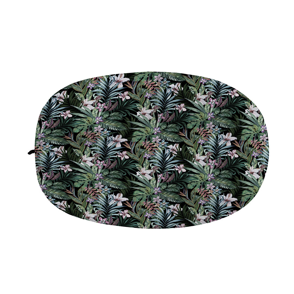 Vintage Tropical Floral Print Car Side Mirror Covers