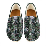 Vintage Tropical Floral Print Casual Shoes