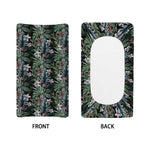 Vintage Tropical Floral Print Changing Pad Cover