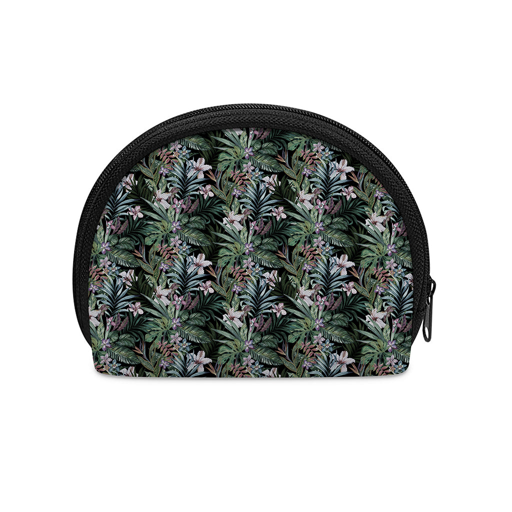Vintage Tropical Floral Print Coin Purse