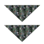 Vintage Tropical Floral Print Dog Bandana
