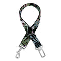 Vintage Tropical Floral Print Dog Seat Belt