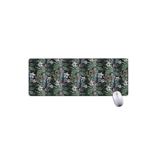 Vintage Tropical Floral Print Extended Mouse Pad