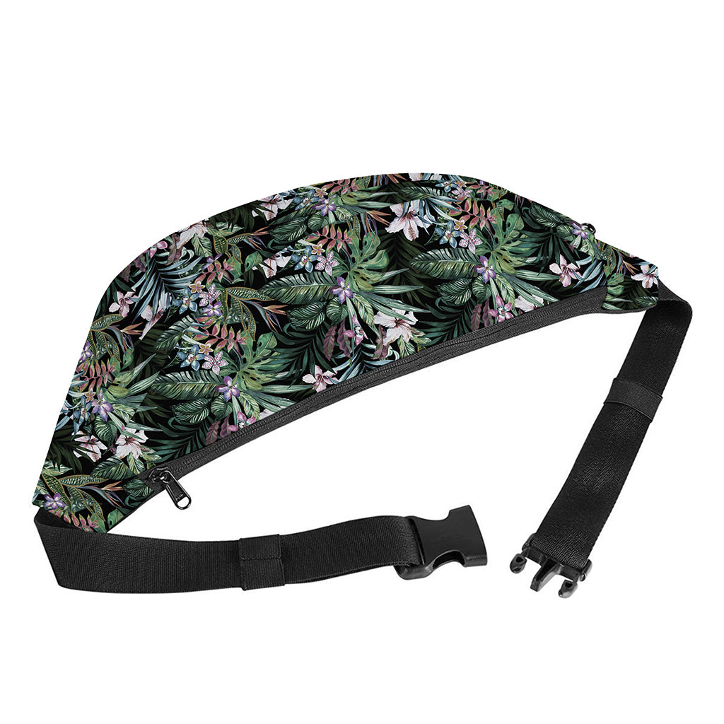 Vintage Tropical Floral Print Fanny Pack