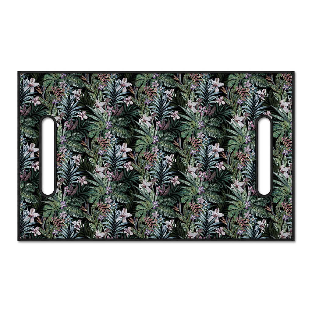 Vintage Tropical Floral Print Golf Cart Seat Cover
