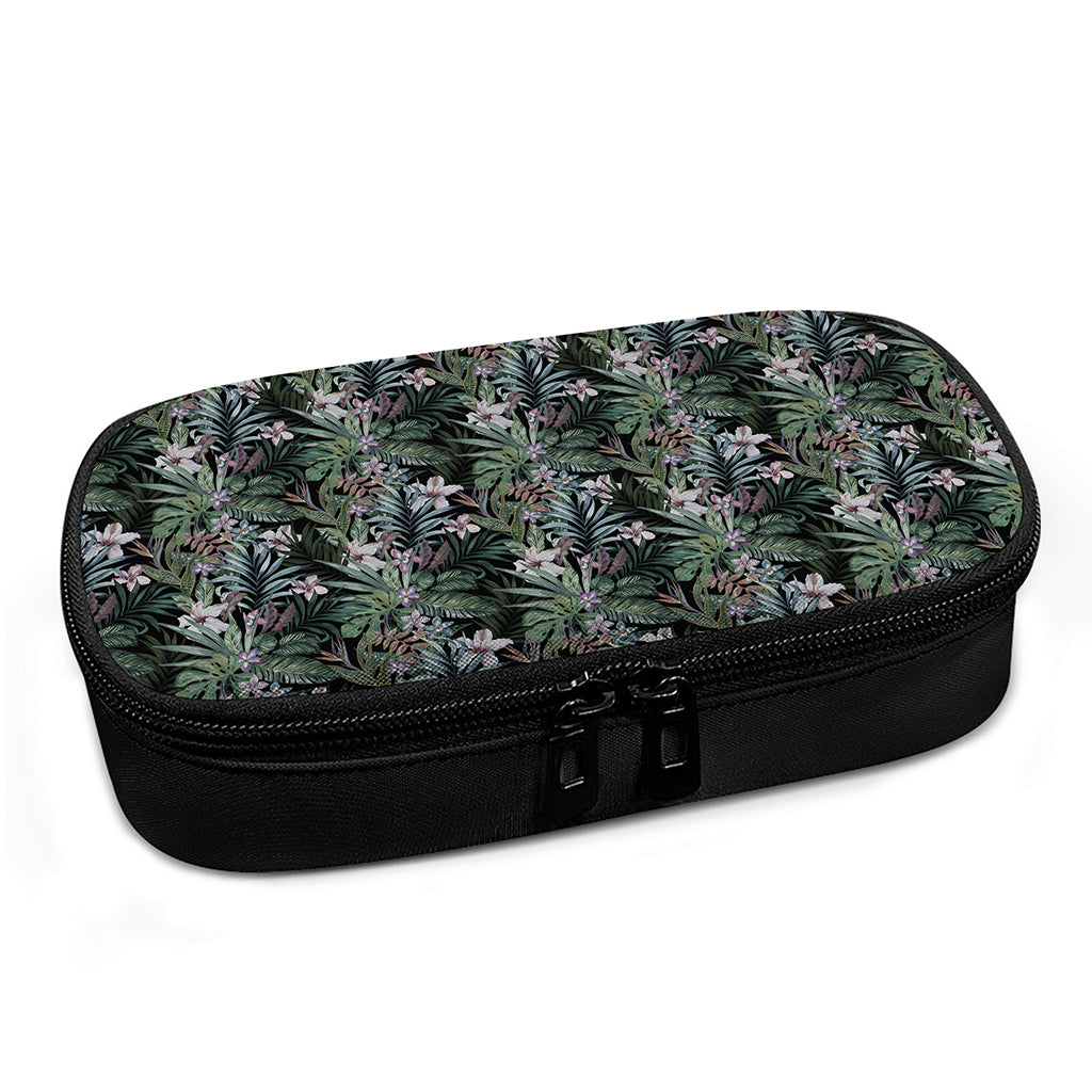 Vintage Tropical Floral Print Insulin Cooler Travel Case