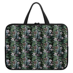 Vintage Tropical Floral Print Laptop Sleeve With Handle