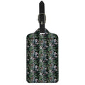 Vintage Tropical Floral Print Luggage Tag