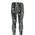 Vintage Tropical Floral Print Men's Leggings