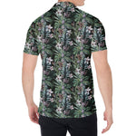 Vintage Tropical Floral Print Men's Shirt