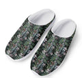 Vintage Tropical Floral Print Mesh Casual Shoes