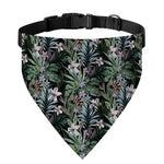 Vintage Tropical Floral Print Over The Collar Dog Bandana