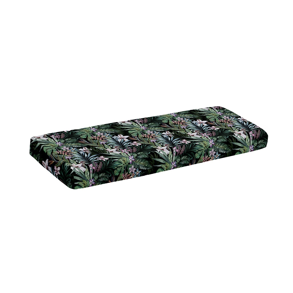 Vintage Tropical Floral Print Piano Keyboard Cover