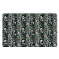 Vintage Tropical Floral Print Polyester Doormat