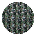Vintage Tropical Floral Print Round Blanket