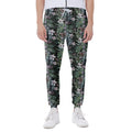 Vintage Tropical Floral Print Joggers