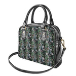 Vintage Tropical Floral Print Shoulder Handbag