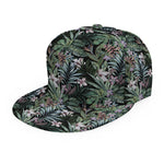 Vintage Tropical Floral Print Snapback Cap