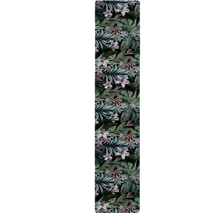 Vintage Tropical Floral Print Table Runner