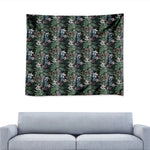 Vintage Tropical Floral Print Tapestry