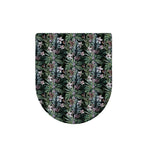 Vintage Tropical Floral Print Toilet Lid Cover