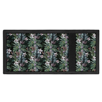 Vintage Tropical Floral Print Trifold Wallet