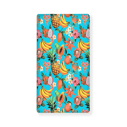 Vintage Tropical Fruits Pattern Print Baby Crib Sheet