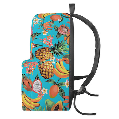 Vintage Tropical Fruits Pattern Print Backpack