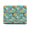 Vintage Tropical Fruits Pattern Print Bifold Wallet
