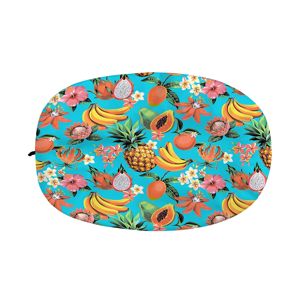 Vintage Tropical Fruits Pattern Print Car Side Mirror Covers