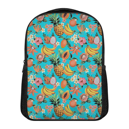 Vintage Tropical Fruits Pattern Print Casual Backpack
