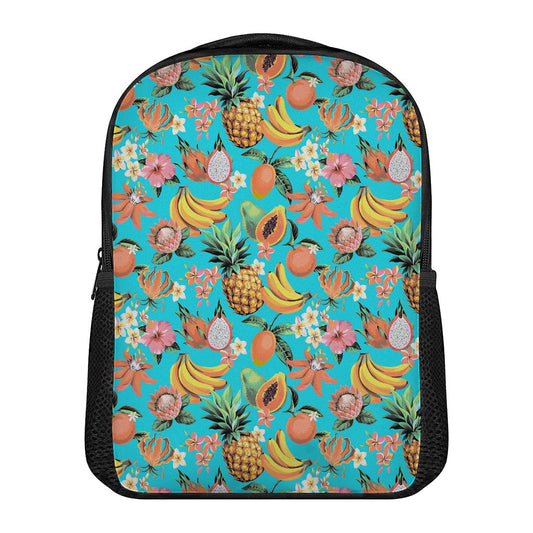 Vintage Tropical Fruits Pattern Print Casual Backpack